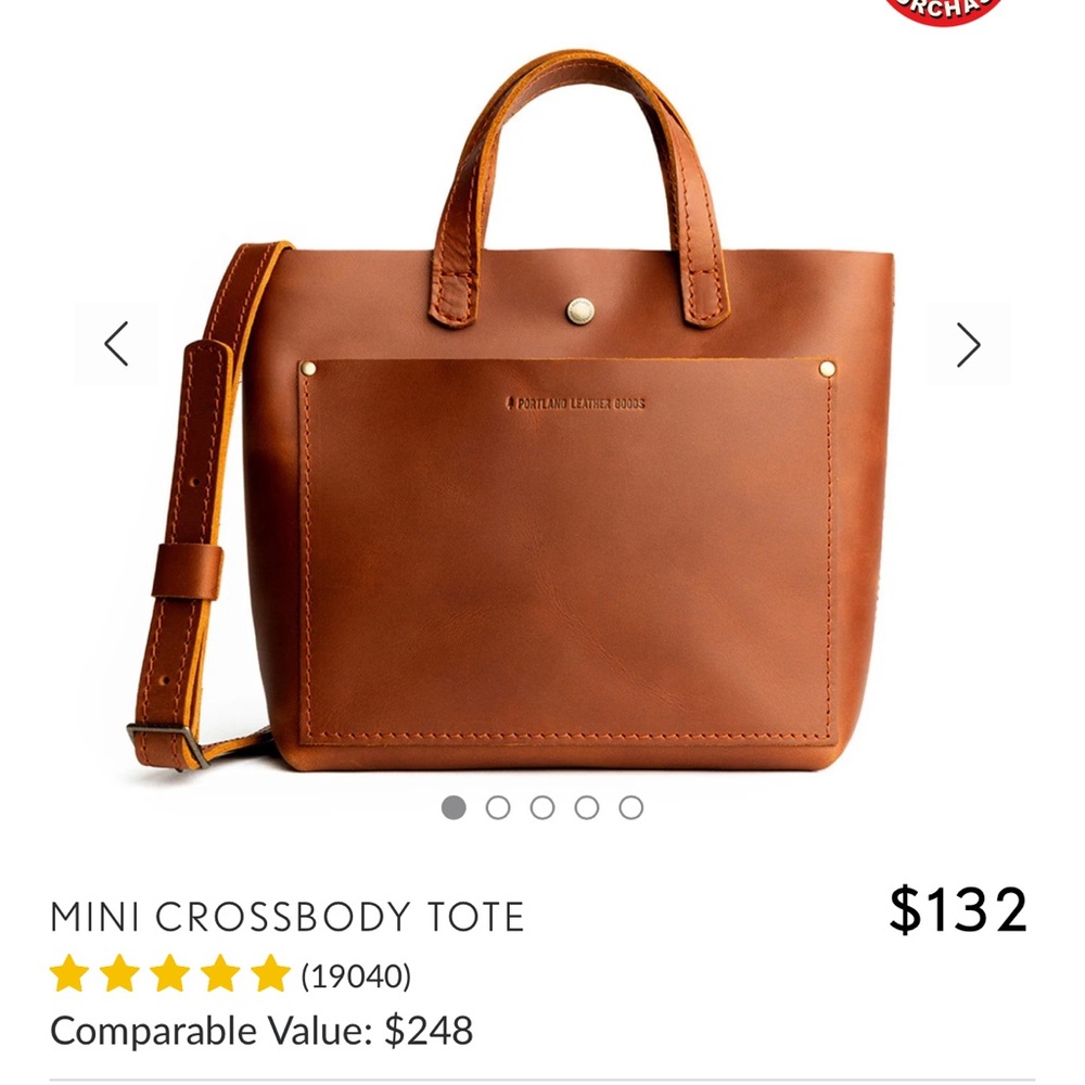Portland Leather Mini Tote